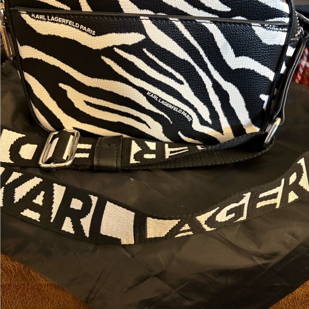 Karl Lagerfeld Black Backpack